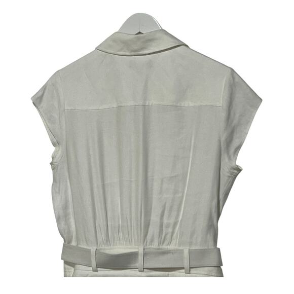 GENERATION LOVE WOMENS SIZE 10 LINEN BLEND MORGAN ROMPER WHITE - Picture 8 of 15